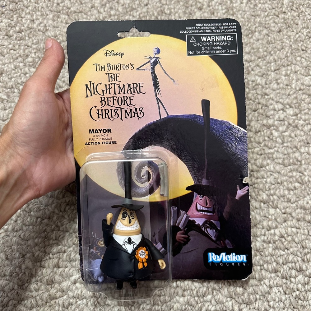 Disney Nightmare Before Christmas Mayor ReAction Figure NIB